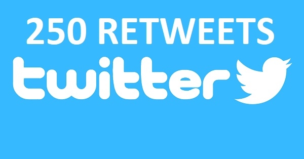 Ajoutons 250 retweets à votre compte Twitter
